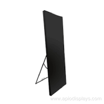 Indoor standing digital signage poster advertising screen